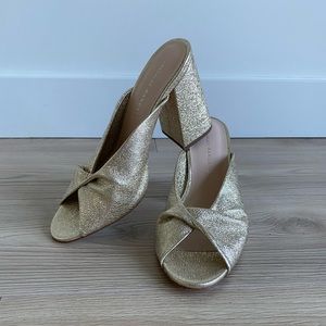 Loeffler Randall Laurel Twist Heel - Gold